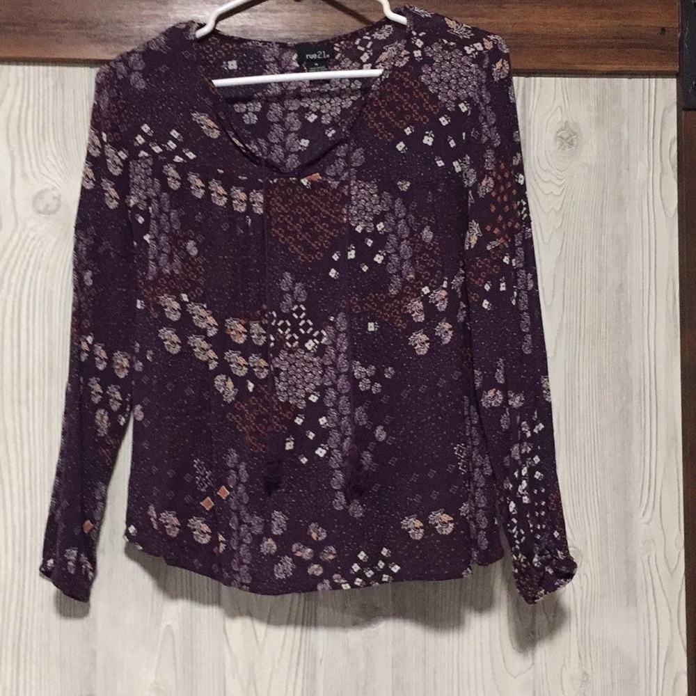 Purple Rue 21 top
